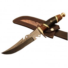 Beautiful hunting knife free leather sheath sharped